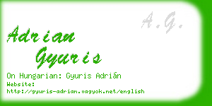 adrian gyuris business card